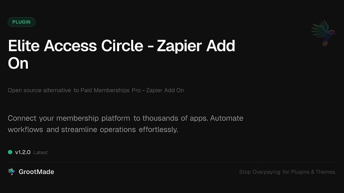 Elite Access Circle - Zapier Add On