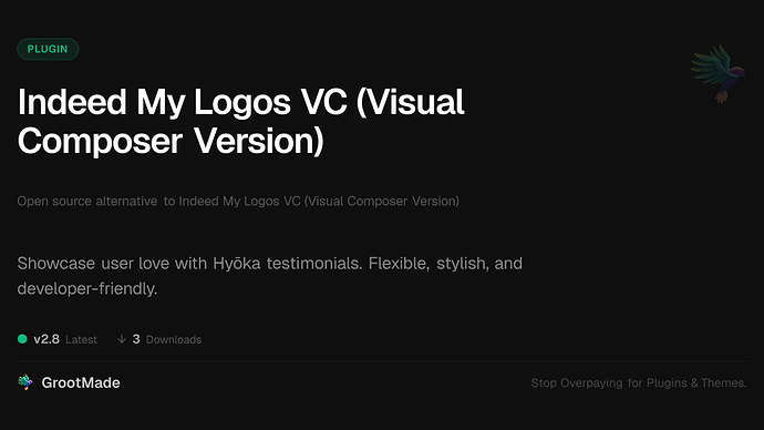 Indeed My Logos VC (Visual Composer Version)