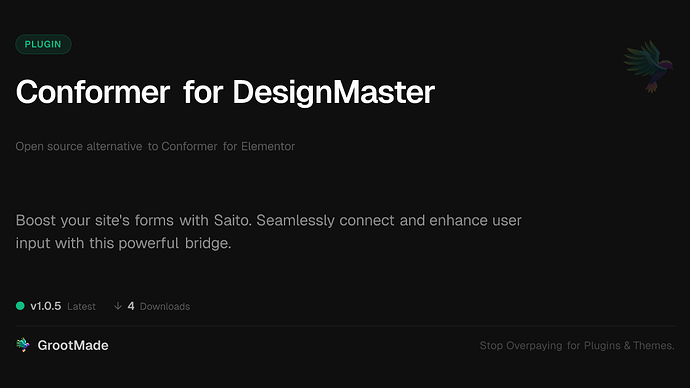 Conformer for DesignMaster