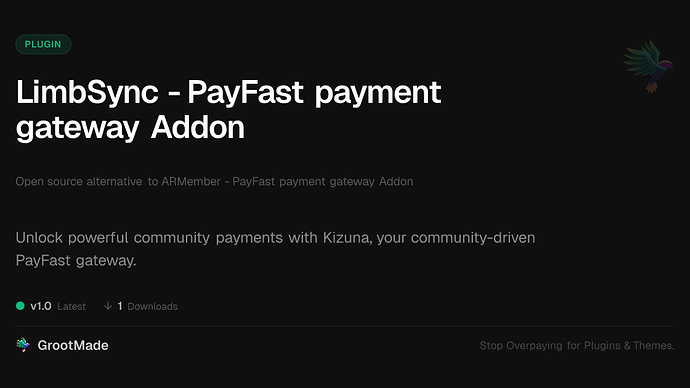 LimbSync - PayFast payment gateway Addon