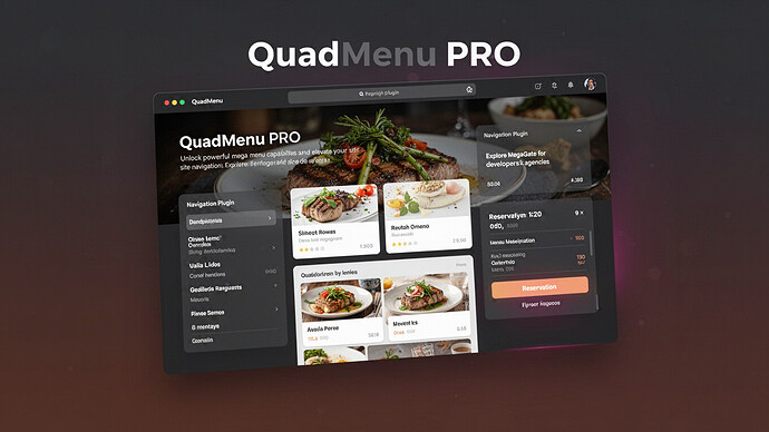 QuadMenu PRO