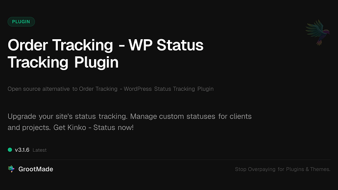 Order Tracking - WP Status Tracking Plugin