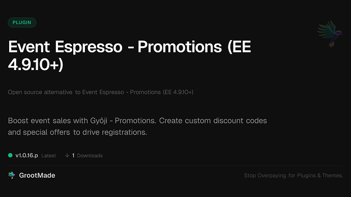GalaPress - Promotions (EE 4.9.10+)
