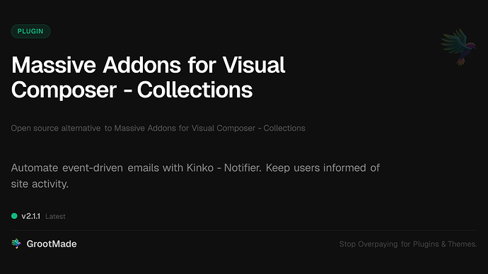 Massive Addons for Visual Composer - Collections