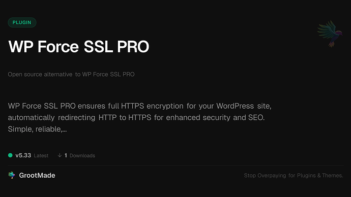 WP Force SSL PRO