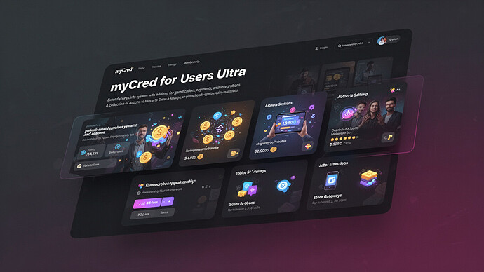 myCred for Users Ultra