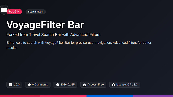 Travel Search Bar with Advanced Filters