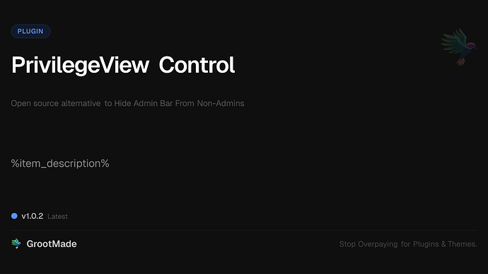 PrivilegeView Control
