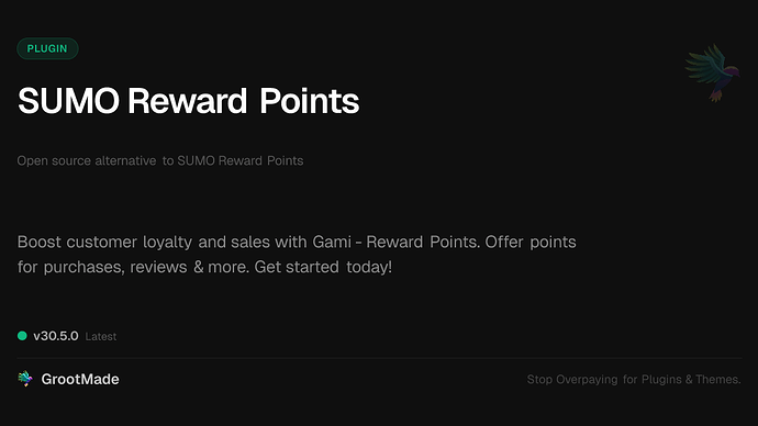 SUMO Reward Points