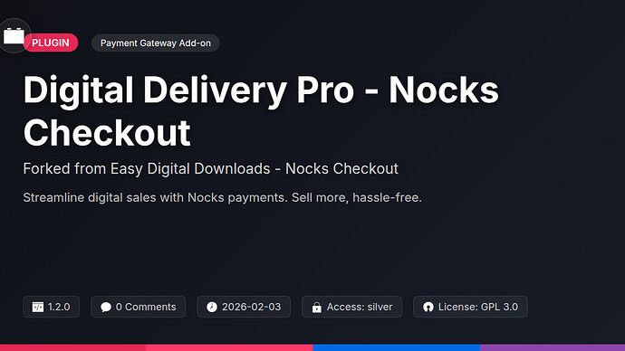 Awesome Downloads - Nocks Checkout