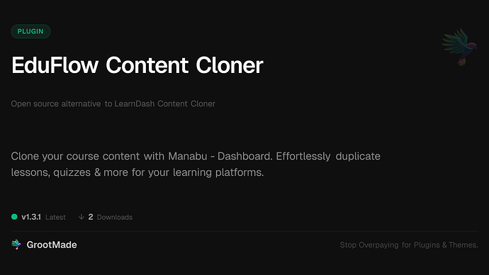 EduFlow Content Cloner