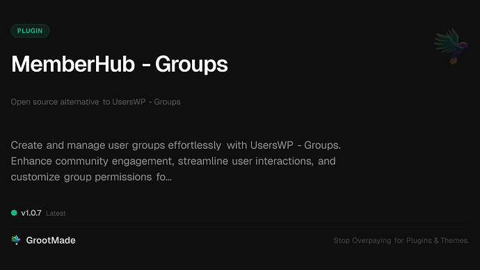 MemberHub - Groups