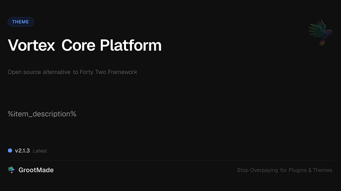 Vortex Core Platform