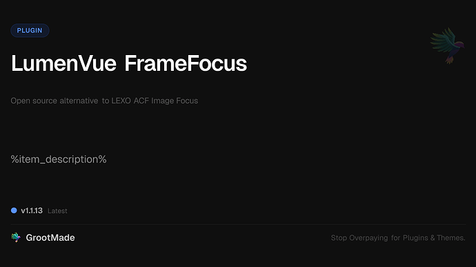 LumenVue FrameFocus