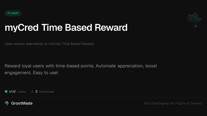 myCred Time Based Reward