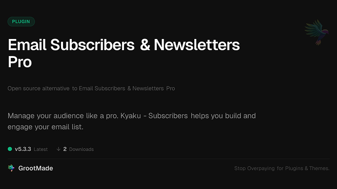 Email Subscribers & Newsletters Pro