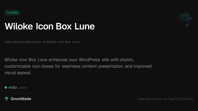 Wiloke Icon Box Lune
