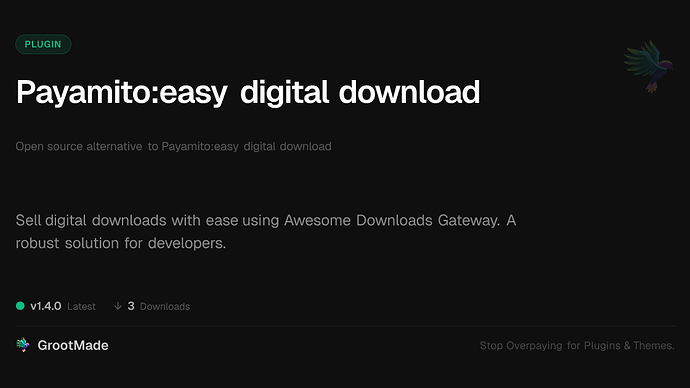 Payamito:easy digital download