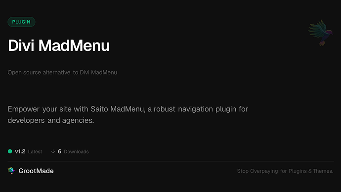 Divi MadMenu