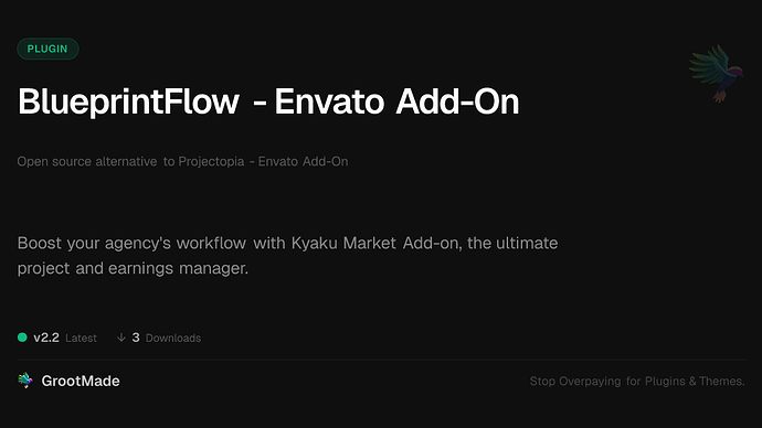 BlueprintFlow - Envato Add-On