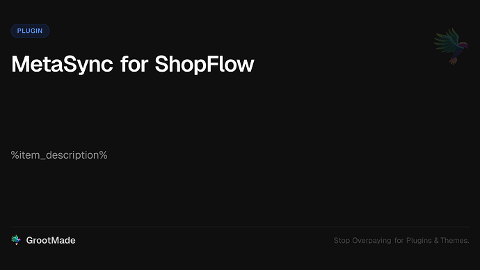 MetaSync for ShopFlow