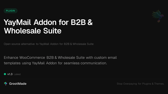 YayMail Addon for B2B & Wholesale Suite