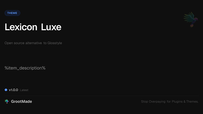Lexicon Luxe