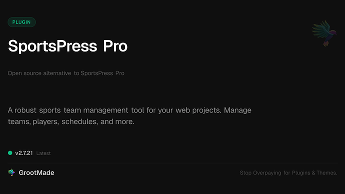 SportsPress Pro