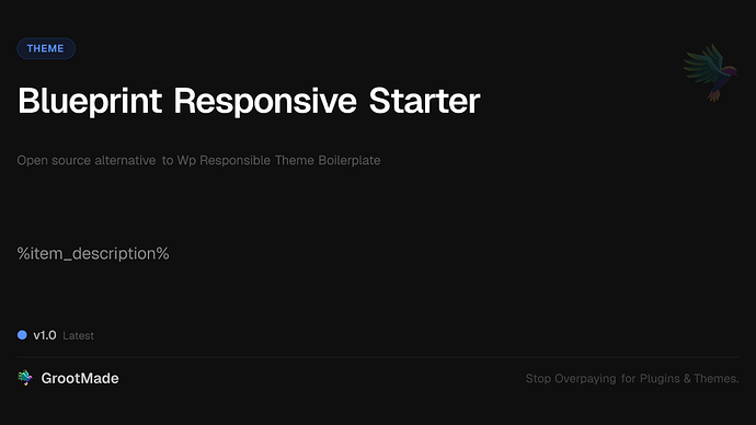Blueprint Responsive Starter