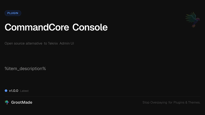 CommandCore Console