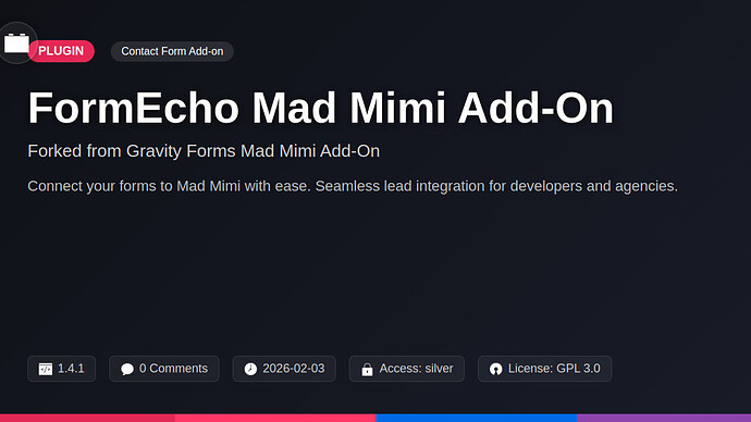Damien Forms Mad Mimi Add-On