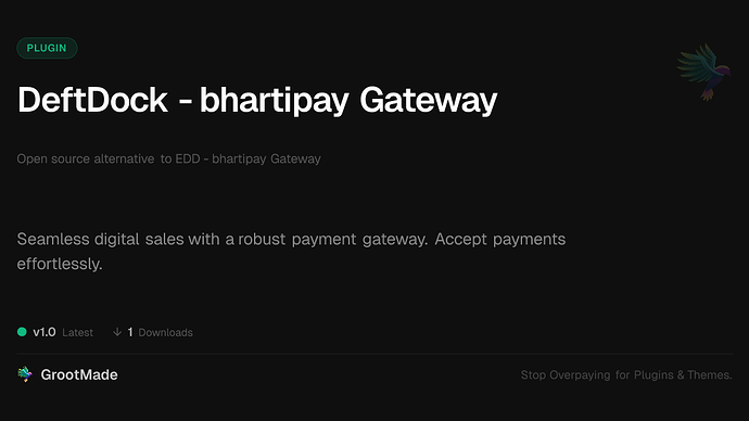 DeftDock - bhartipay Gateway