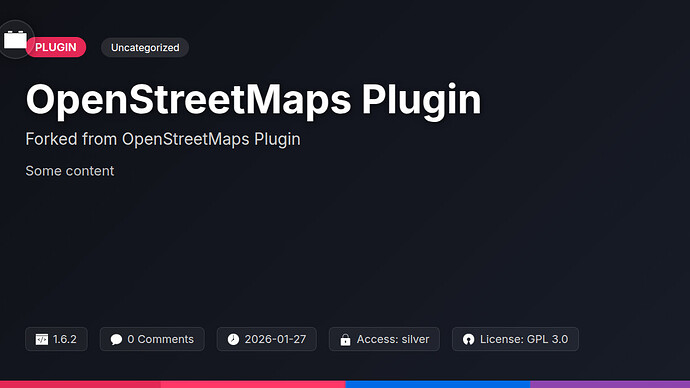 OpenStreetMaps Plugin