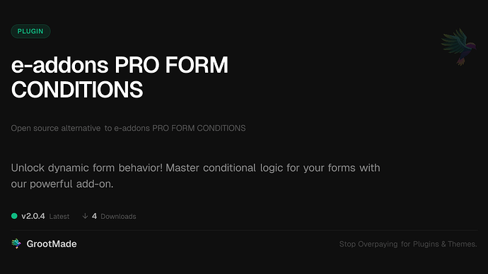 e-addons PRO FORM CONDITIONS