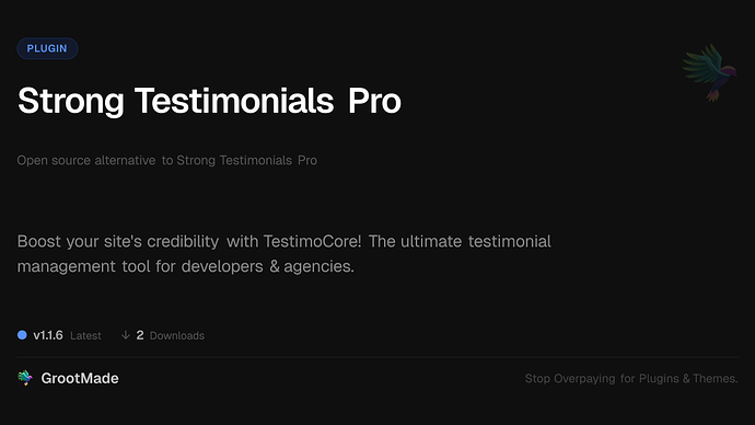 Strong Testimonials Pro