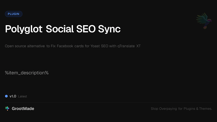Polyglot Social SEO Sync