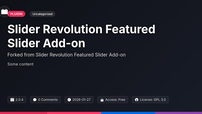 Slider Revolution Featured Slider Add-on