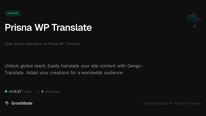 Prisna WP Translate