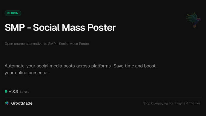SMP - Social Mass Poster