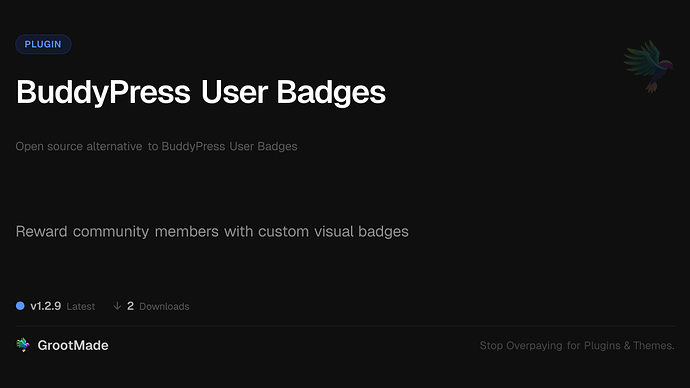 BuddyPress User Badges