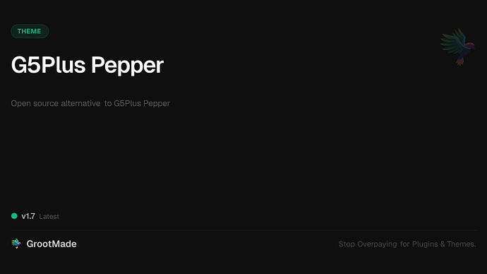 G5Plus Pepper