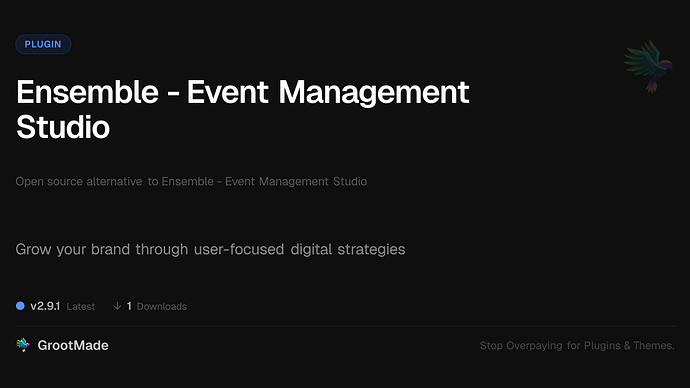Ensemble - Event Management Studio