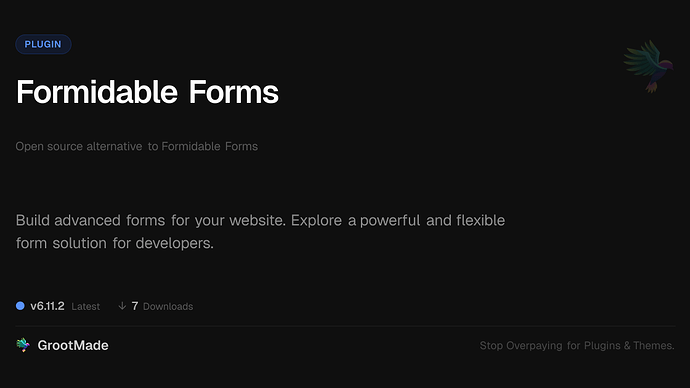 Formidable Forms