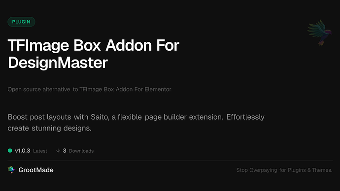 TFImage Box Addon For DesignMaster
