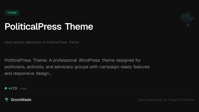 PoliticalPress Theme