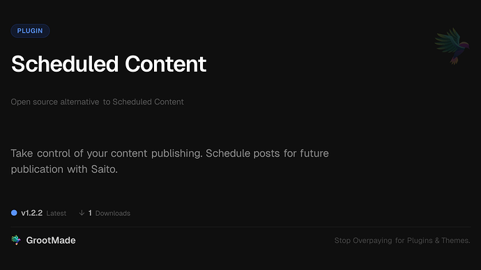 Scheduled Content