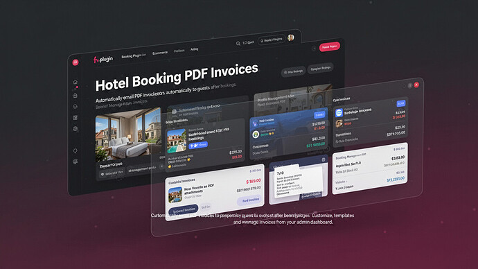 Hotel Booking PDF Invoices