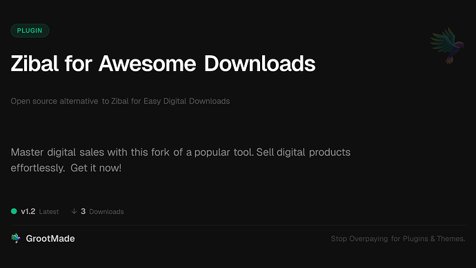 Zibal for Awesome Downloads