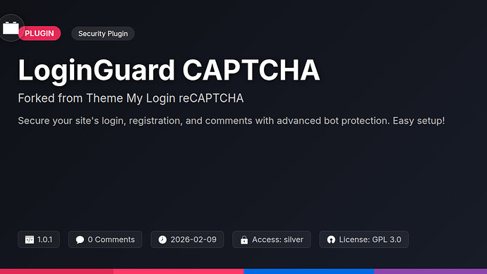 Theme My Login reCAPTCHA