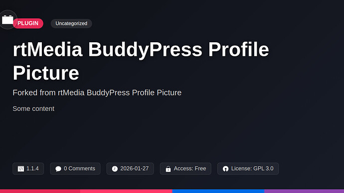 rtMedia BuddyPress Profile Picture